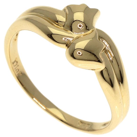 Christian Dior Dior Flower Motif Ring in 18K Yellow Gold for Women - Picture 1 of 10